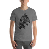 Dazep Tribal Tiger on Fire T-Shirt