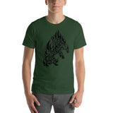 Dazep Tribal Tiger on Fire T-Shirt