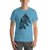 Dazep Tribal Tiger on Fire T-Shirt
