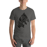 Dazep Tribal Tiger on Fire T-Shirt