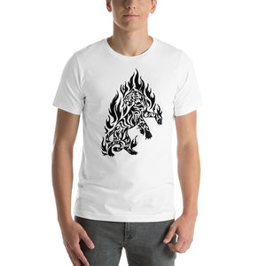 Dazep Tribal Tiger on Fire T-Shirt